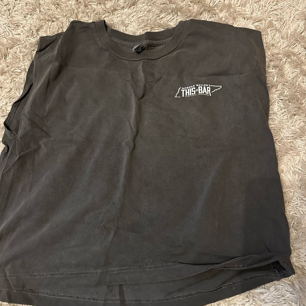 Morgan Wallen This Bar Black Crew Neck Short Sleeve Tee